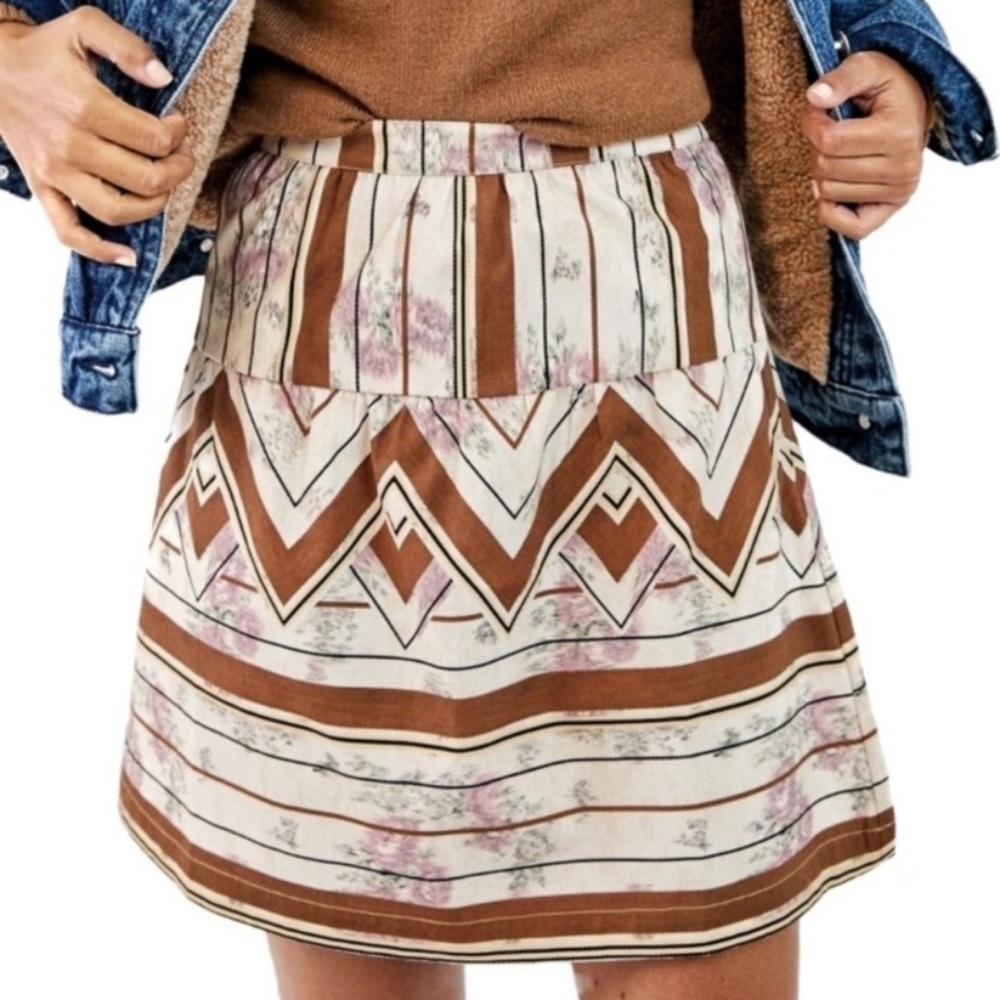 Tiny for Anthropologie Raleigh A-Line Mini Skirt